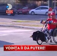Ofera o lectie de viata! Vrea sa ajunga in cel mai nordic punct al Europei, desi este imobilizat in scaunul cu rotile VIDEO